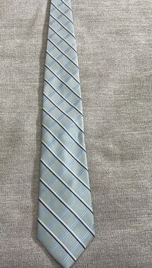 Firenze Tie Men's 100% Silk Green Blue Office Work professional formal business
